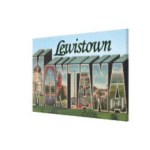 Lewiston, Montana Stretched Canvas Prints