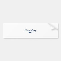 Lewiston Utah Classic Design Bumper Stickers