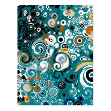 LEXA - ABSTRACT POST CARD