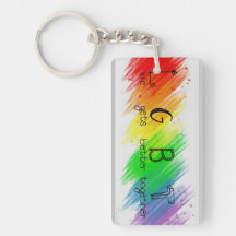 LGBT Project Logo Keychains Acrylic Key Chain