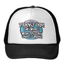 LGBT Transform The World Mesh Hat