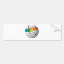 LGBT Wiki-World Bumper Sticker
