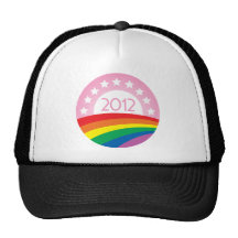 LGBTQ for Obama Mesh Hats