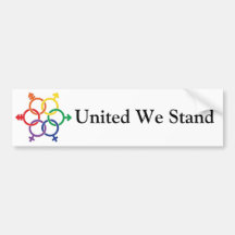 LGBTQ United Bumper Sticker