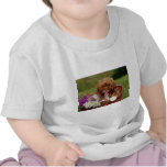 Lhasa apso flowers t-shirt
