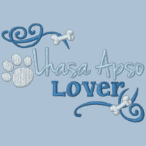 Lhasa Apso Lover embroidered shirts