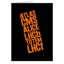 LHC Detectors Greeting Card
