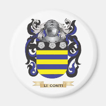 Li-Conti Coat of Arms (Family Crest) Fridge Magnet