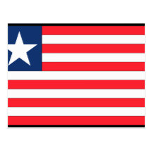 Liberia Flag Post Cards