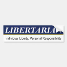 Libertarian Bumper Sticker