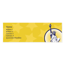 Libertarian - Skinny Business Card Templates