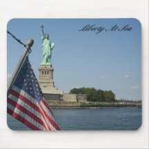 Liberty at Sea Mouse Pads