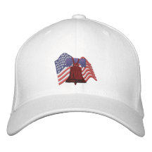 Liberty Flag W1 Embroidered Baseball Cap