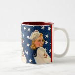 Liberty Pinup Girl Coffee Mugs