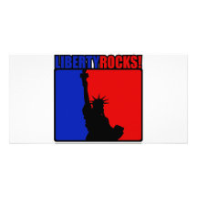 Liberty Rocks! Customized Photo Card