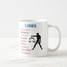 Libra Horoscope Zodiac Sign Coffee Mugs