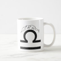 Libra Symbol Astrology Zodiac Coffee Mugs
