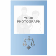 Libra Zodiac Star Sign In Light Silver Photo Cut Out