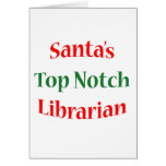Librarian Top Notch Greeting Card