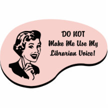 Librarian Voice Cut Out