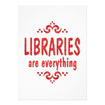 Libraries are Everything Personalized Invites