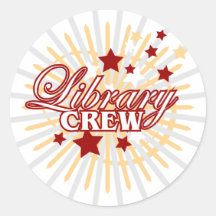 Library Crew Sticker