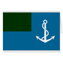 Libya Naval Ensign Card