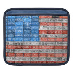 License Plate Flag of the USA iPad Sleeves