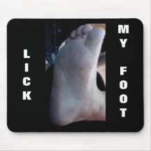 LICK MY FOOT MOUSE PADS