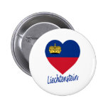 Liechtenstein Flag Heart buttons