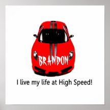 Life at high speed, BRANDON poster