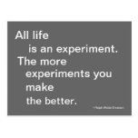 Life Experiment Post Card Quoteable