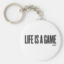 Life is a game key chains