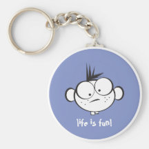 Life is fun! key chains