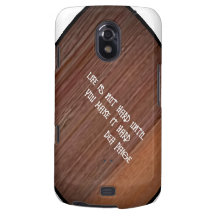 LIFE IS NOT HARD UNTIL YOU MAKE IT HARD (BROWN) GALAXY NEXUS COVER