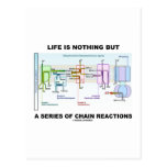Life Is Nothing But A Series Of Chain Reactions Post Card