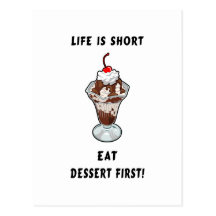 Life Is Short Postcard