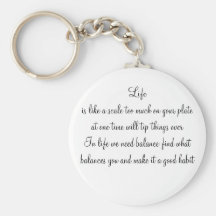 Life Keychain