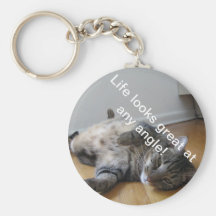 Life Looks GREAT CAT! Key Chains