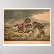Life on Prairie: Trapper's Defence (0879A) Posters
