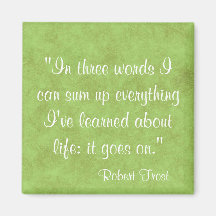 Life Quote Fridge Magnets