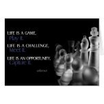 Life Success Inspirational Greeting Note Card