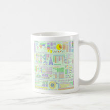LIFE THE UNIVERSE AND COMPLEXITY CHART MUG
