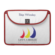 Life's a Breeze®_Sailing USA personalised Sleeves For MacBooks