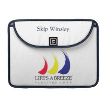 Life's a Breeze®_Yachting USA personalised Sleeve For MacBook Pro