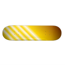 Light beams on yellow background skateboard