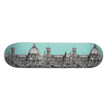 Light blue Italian ink Skate Board Decks