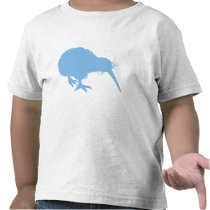 Light Blue Kiwi Tee Shirts