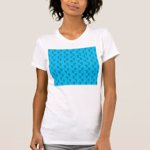 Light blue owl pattern tshirt