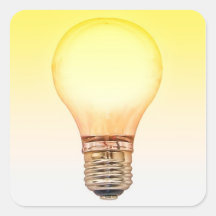 light bulb sticker
